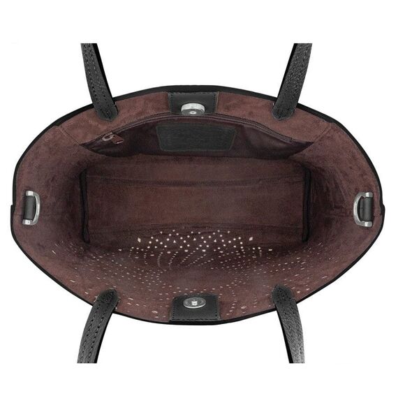 Brighton Fiora Large Tote Black Ferrara La Bellezza Bag Purse Handbag MSRP $685 - Picture 2 of 6